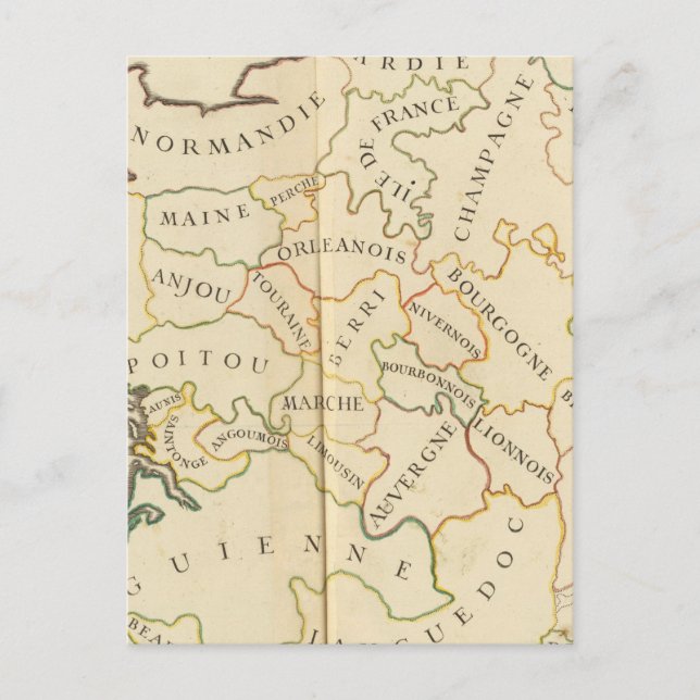 Provinzen, Frankreich Postkarte (Vorderseite)