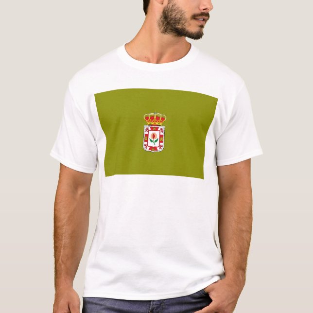 Provinzielle Flagge Granadas (Spanien) T-Shirt (Vorderseite)