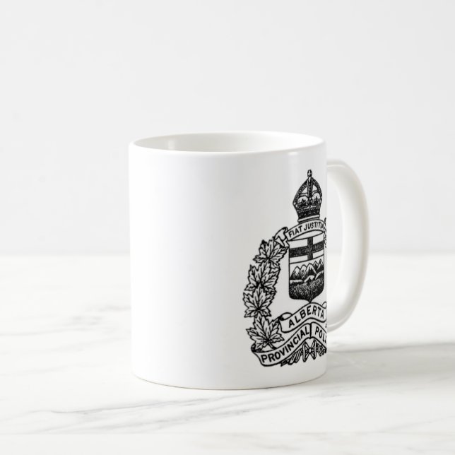 Provinzielle Polizei-Tasse Albertas Kaffeetasse (VorderseiteRechts)