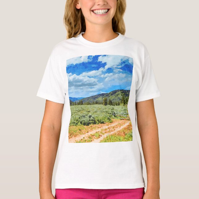 Provo-Flusstal in den Uinta-Bergen T-Shirt (Vorderseite)