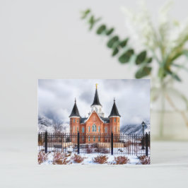 Provo Utah Souvenir City Centre Tempel Postcard Postkarte