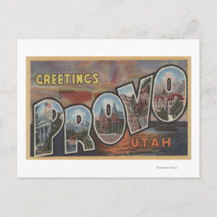 Provo, UtahLarge Letter ScenesProvo, UT 2 Postkarte