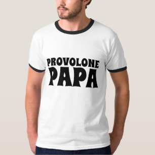 PROVOLONE CHEESE PAPA MENS T - SHIRT