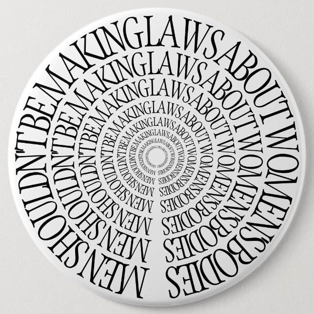 Prowahl - feministisches Button (Vorderseite)