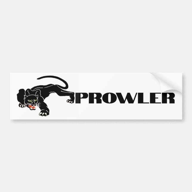 Prowler Black Cat Panther Symbolik Autoaufkleber (Vorne)