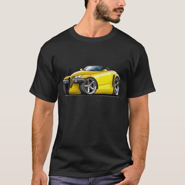 Prowler-gelbes Auto T-Shirt (Vorderseite)
