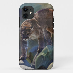Prowling Cougar Mountain Lion Art Design Case-Mate iPhone Hülle