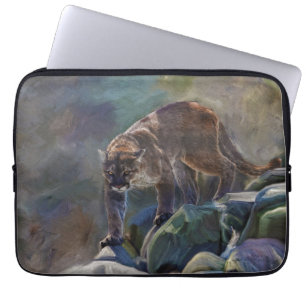 Prowling Cougar Mountain Lion Art Design Laptopschutzhülle