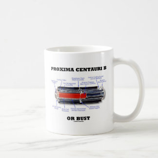 Proxima Centauri b or Bust RTG Astronomie Spaß Tasse