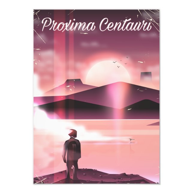 Proxima Centauri Science Fiction Land Cruiser. Fotodruck (Vorne)