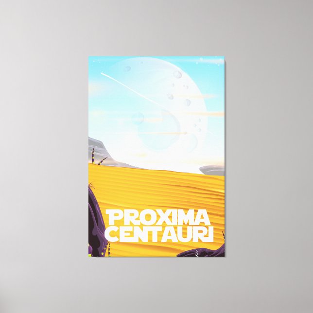 Proxima Centauri Science Fiction Leinwanddruck (Vorderseite)