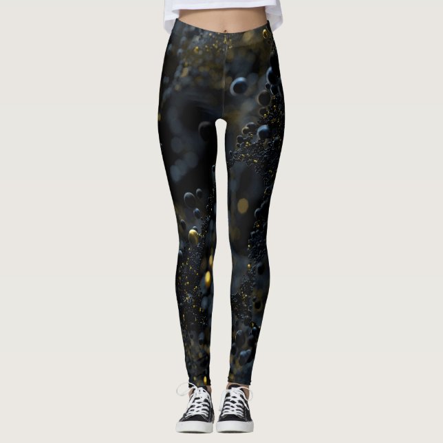 Proxima (schwarz) leggings (Vorderseite)