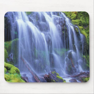 Proxy Falls in Oregons zentralen Kaskaden-Gebirgen Mousepad