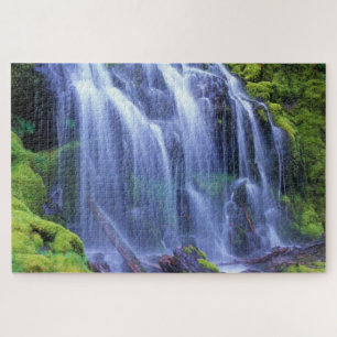 Proxy Falls in Oregons zentralen Kaskaden-Gebirgen Puzzle