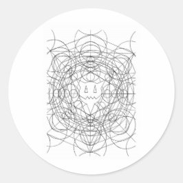 prozentual runder aufkleber