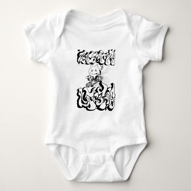 Prozentualer Skater#2 Baby Strampler (Vorderseite)