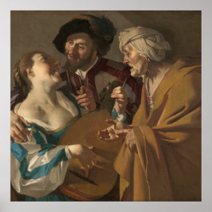 Prozess (1622) — Dirck van Baburen Poster