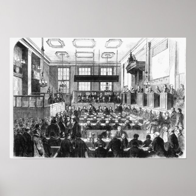 Prozess gegen William Palmer Poster (Vorne)