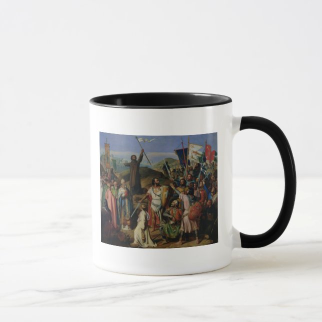 Prozession der Kreuzfahrer um Jerusalem Tasse (Rechts)