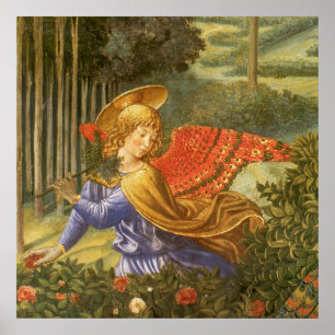 Prozession des Magi-Engels von Benozzo Gozzoli Poster