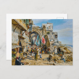 Prozession in Jaffa | Gustav Bauernfeind | Postkarte