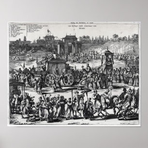 Prozession von den Toren von Macao Poster