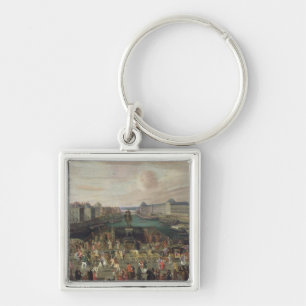 Prozession von Louis XIV über dem Pont-Neuf Schlüsselanhänger