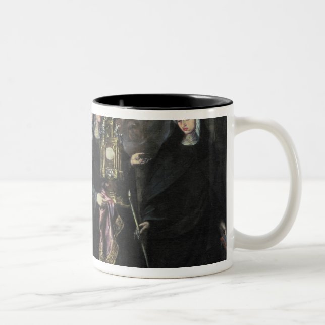 Prozession von St. Clare mit dem heiligen Zweifarbige Tasse (Rechts)