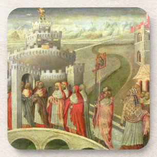 Prozession von St Gregory zum Castel St. Angelo Getränkeuntersetzer