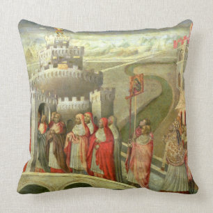 Prozession von St Gregory zum Castel St. Angelo Kissen