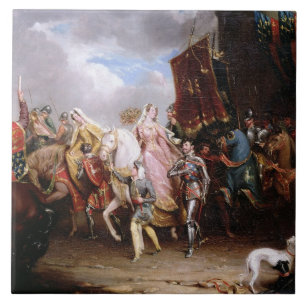 Prozession zum Roiall Justs Holden in Smithfiel Fliese