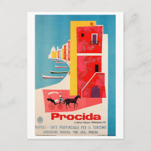 Prozida-Küste, Neapel, Italien Postkarte
