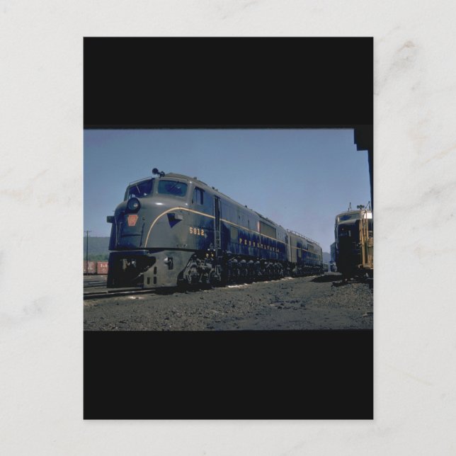 PRR Baldwin "Shark" #5753_Trains Postkarte (Vorderseite)