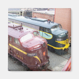 PRR E8A 5809 und ERIE E8A 833 @ Steamtown Magnet