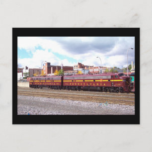 PRR E-8A(JTFS) 5809 und 5711 bei der Altoonia Rail Postkarte
