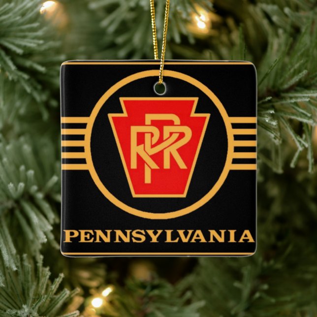 PRR-Logo, Weihnachtsschmuck der Keramik (Baum)