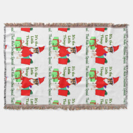 PrRat Terrier Weihnachten anpassen Decke