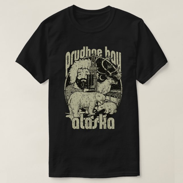 Prudhoe Bay Alaska 1826 TShirt (Design vorne)