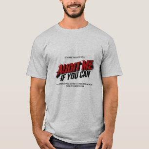 Prüf mich, wenn du kannst Lustiger Buchhalter-Film T-Shirt