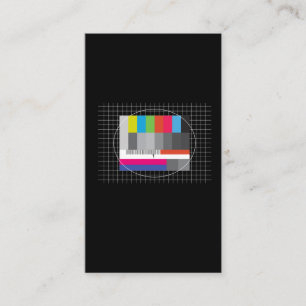 Prüfen Sie Fernsehneunziger jahre Partyachtziger Visitenkarte