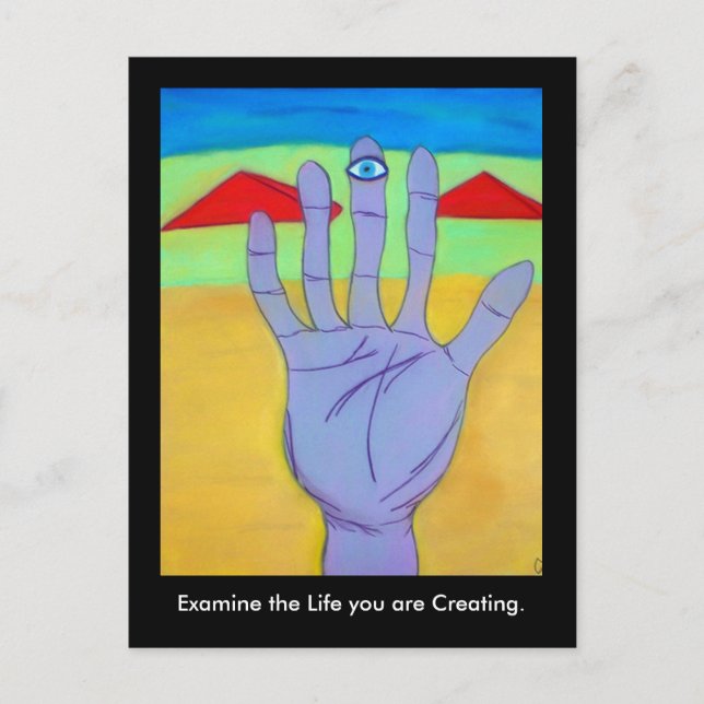 Prüfen Sie Ihr Leben nach der Karte (Vorderseite)