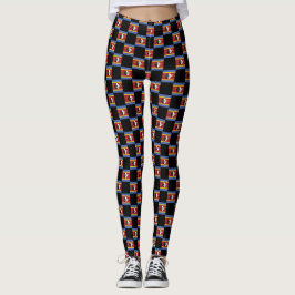Prüfes Eswatini-Flag-Muster Leggings