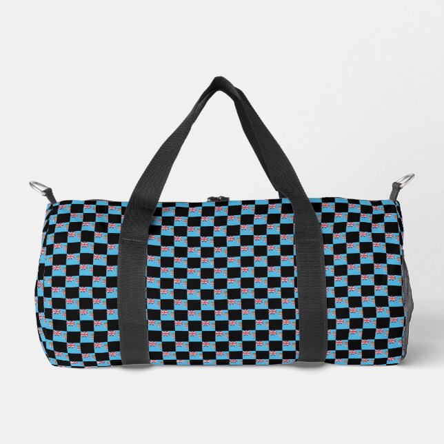 Prüfes Fidschi-Flag-Muster Duffle Bag (Vorderseite)