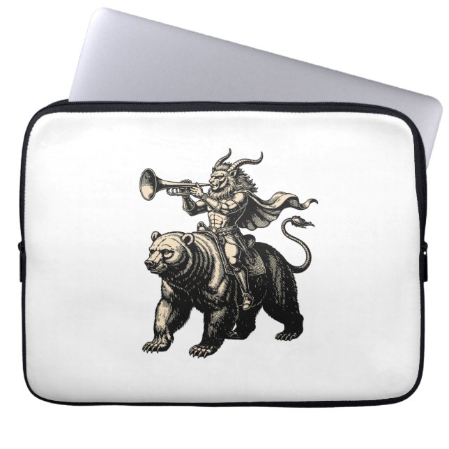 Pruflas Majestät Unleashed Laptopschutzhülle (Vorderseite)