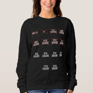 Prüfliste für Abschluss der 6. Klasse Boys Girls G Sweatshirt