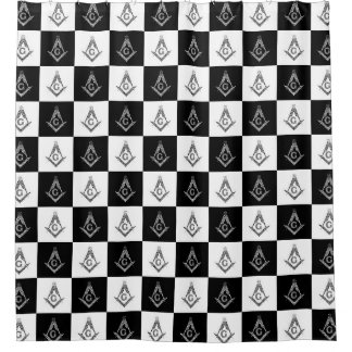 Prüfmuster für Freemason Duschvorhang