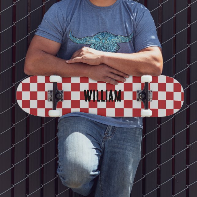 Prüfmuster für personalisierte Namen Skateboard (Außenbereich 3)