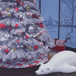 Prüfmuster Polyester Weihnachtsbaumdecke