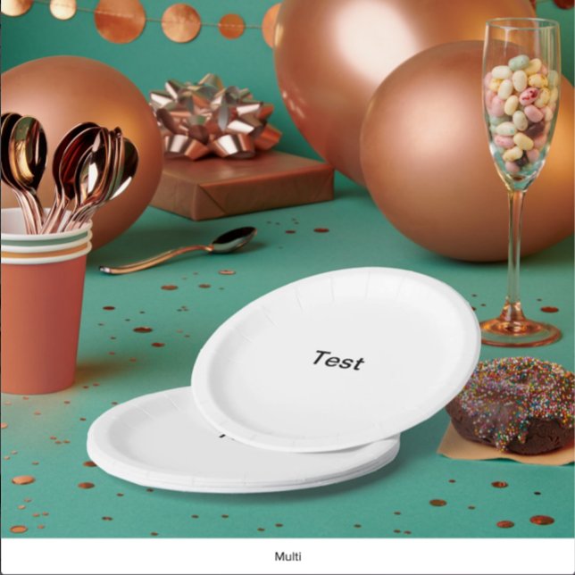 Prüfpapierplatte Pappteller (Von Creator hochgeladen)