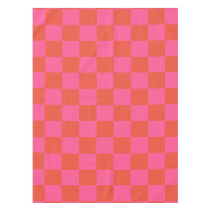 Prüfpappe Prüfmuster in Rosa und Orange Tischdecke